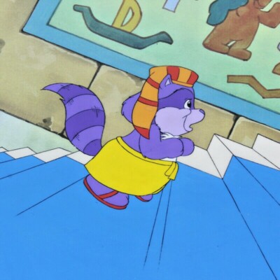 The Care Bears Bright Heart Raccoon Animation Cels Series of