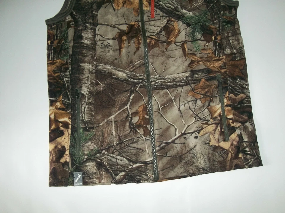 ICEBREAKER Realtree Camo MERINO WOOL Sierra HUNTING VEST Jacket Mens Size XL NEW - Image 3 of 4