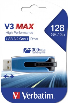Verbatim High Performance V3 MAX 128GB USB 3.2 Read max. 300MBs USB-Stick 49808