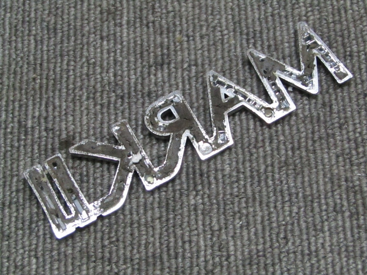 JDM Toyota Mark II JZX100 GX100 Grands Silver Chrome Emblems