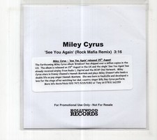 (JC926) Miley Cyrus, See You Again - DJ CD