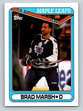 Brad Marsh 1990-91 Topps #155 Toronto Maple Leafs