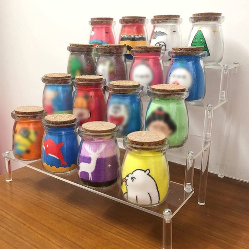 cards disposable Tabletop Display Stand 4 Tier Risers Display Stand - Picture 11 of 12