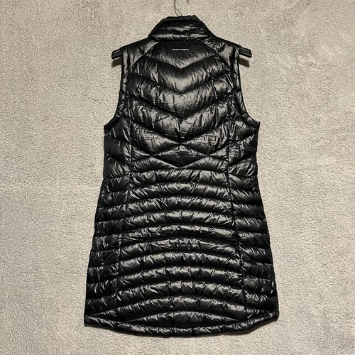 COLUMBIA Women's Medium Omni-Heat Evening Shade EXS Long Black Puffer Vest Sz LG - Picture 6 of 6