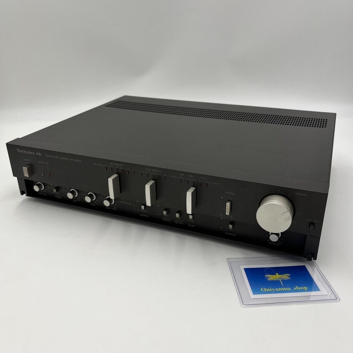 Technics SU-A6 Stereo Control Amplifier Pre-Amp Audio Technics SU-A6 Stereo Control Amplifier Pre-Amp Audio