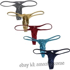 Men Posing Thongs Fitness Underwear Slim Pouch Guys Mini Bikini Jockstrap Tangas