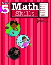 Math Skills: Grade 5; Flash Kids Harcourt Fami- 9781411401105, Editor, paperback