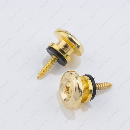 1 PAR DE BOTONES DE CORREA DE GUITARRA PIN PARA Bajo Guitarra Eléctrica Acústica 3 Colores - Imagen 11 de 11