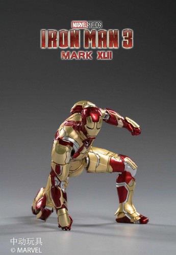 ZD-MK42: ZD Toys Marvel Iron Man Mark 42 Mark XLII 7 action figure