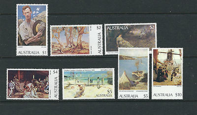AUSTRALIA 1973-84 PAINTINGS HIGH VALUES (Scott 573-79) VF MNH | eBay