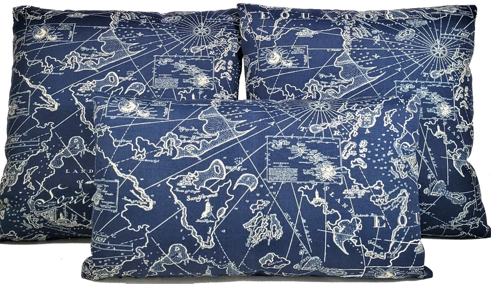 Tommy Bahamas South Seas 18" Funda Almohada Náutica Exterior Cuadrada Foto 4 de 4