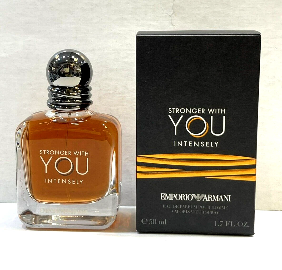 Stronger With You Intensely Men by Giorgio Armani 1.7oz (50ml) EDP Spray NIB