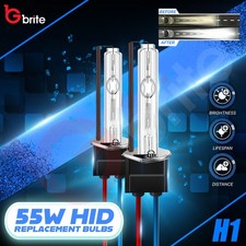 H1 55W Xenon HID bulbs lamp 50w  4300k 6000k 8000k 10K  WHITE ceramic silicone
