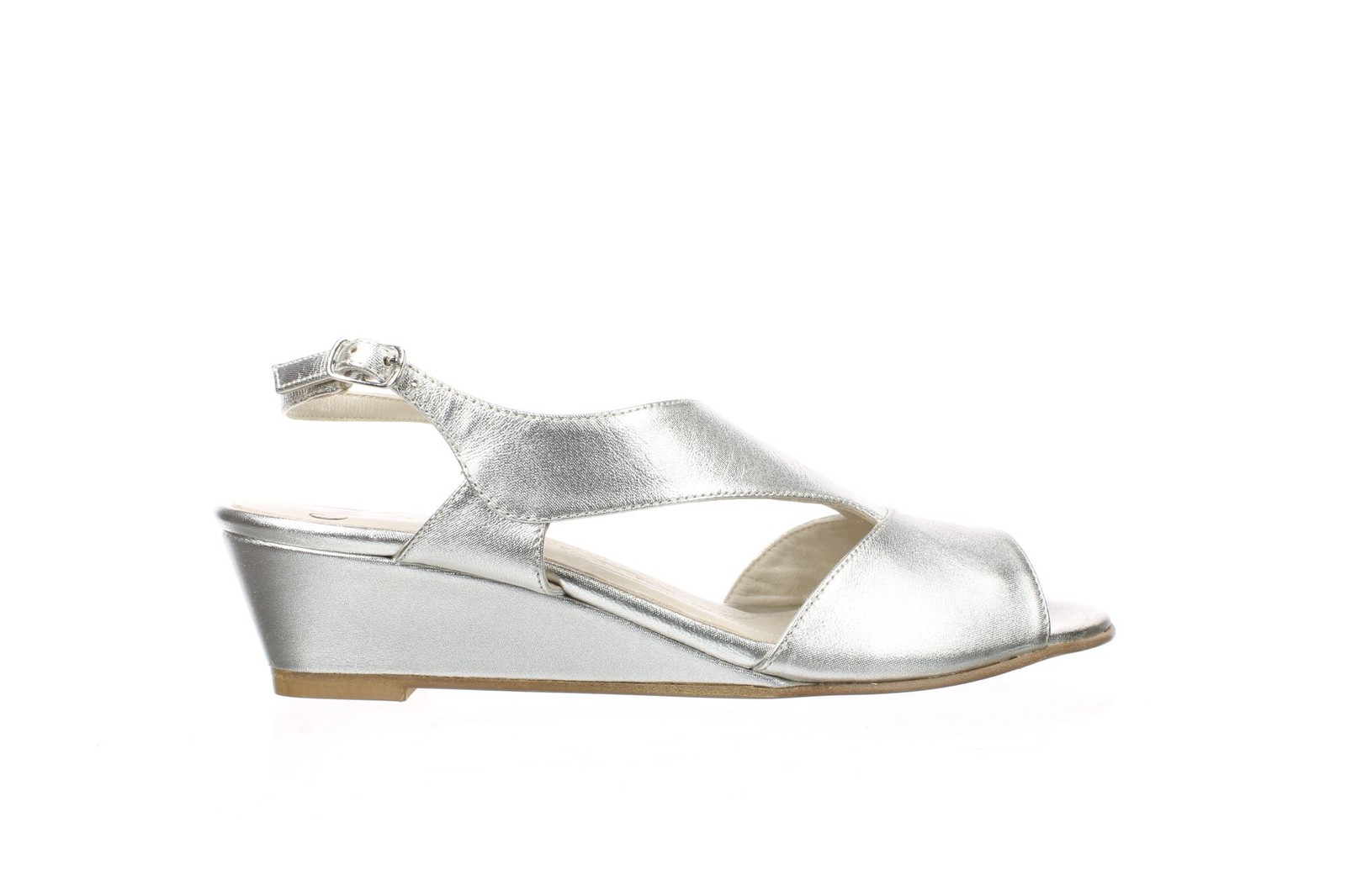 Серебряные босоножки Amalfi Womens Morando Размер 7 узкие 13590₽