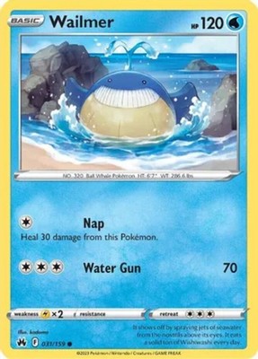 Wailmer - 031/159 - Common - Near Mint
