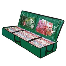  Wrapping Paper Storage Containers | Gift Wrap Organizer Under Bed Green