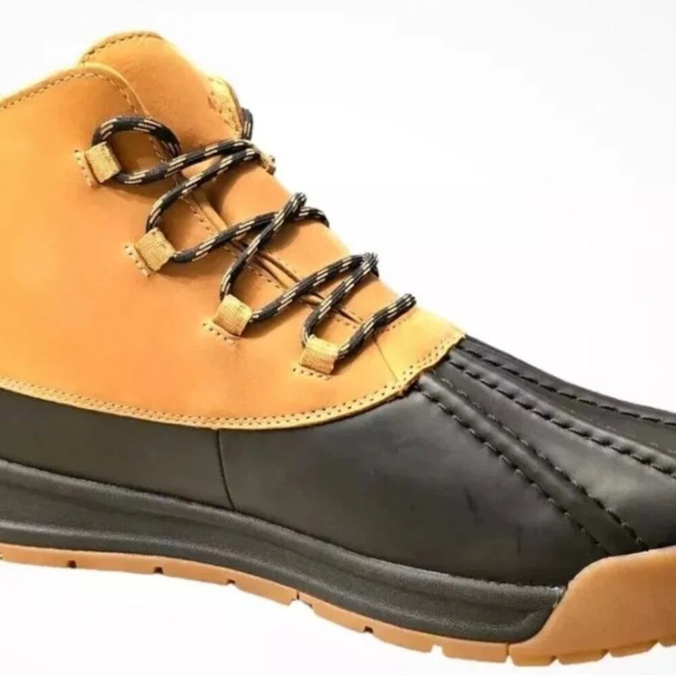 Alpine Mens Full grain leather Tan Gavin Duck Boot Size 10 AD22MCW003 - NEW - Image 4 of 4