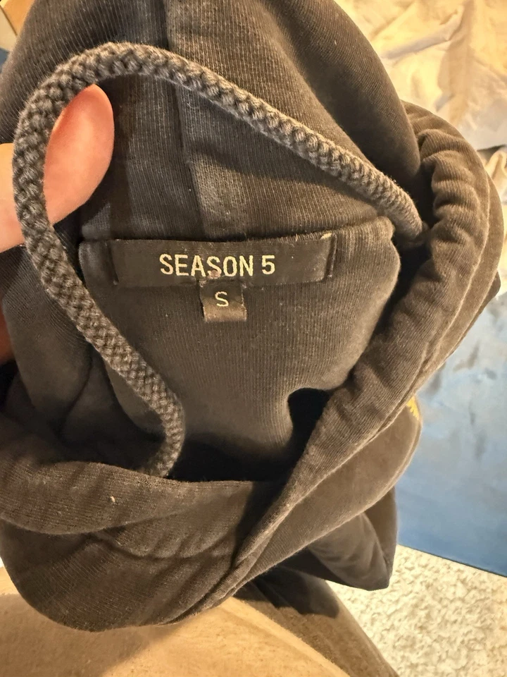 Yeezy Temporada 5 Calabasas Las Vírgenes Unificado Kanye West Sudadera con Capucha Talla Pequeña Foto 3 de 3