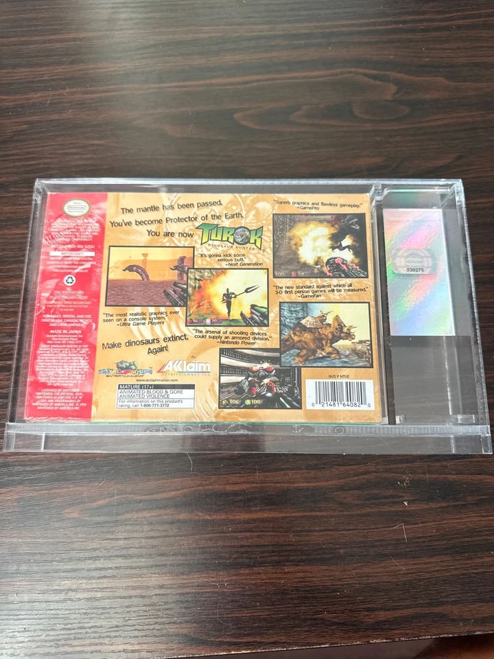 Turok Dinosaur Hunter N64 Graded 9.1 - Image 2 of 4