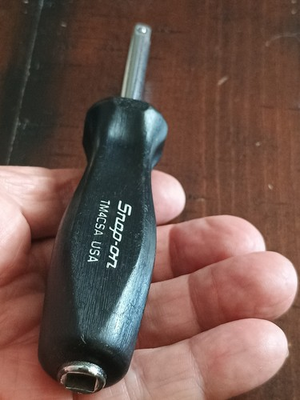 #ad Snap On Standard Shank Driver TM4CSA 1 4quot; Drive 6quot; Black USA $34.99