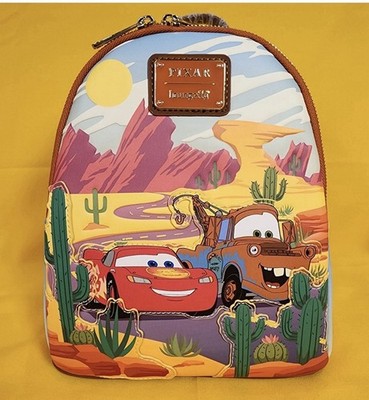 NEW Loungefly Disney Pixar Cars Lightning McQueen and Mater  display picture 2
