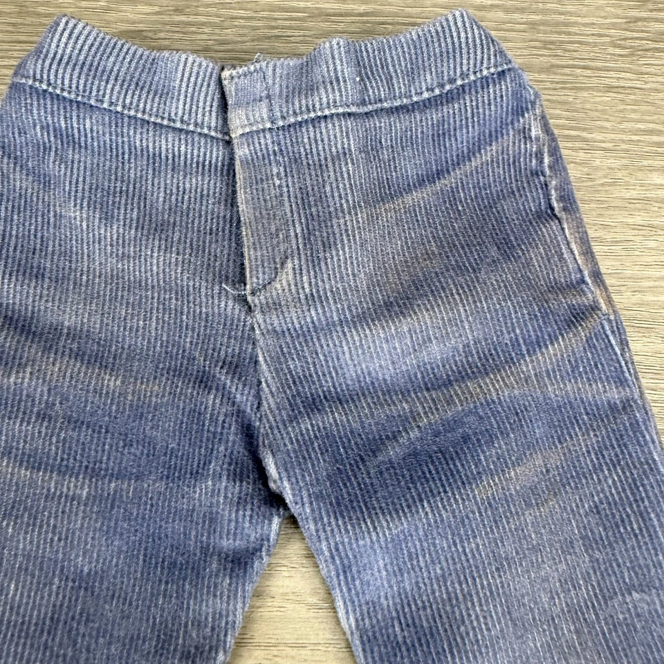 American Girl 18" Doll Blue Corduroy Pants Dirty Stained Damaged S3035 - Image 3 of 4