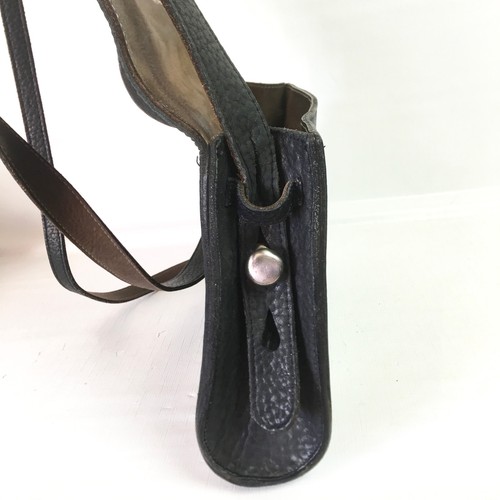 Johnny Farah Umhängetasche schwarz Leder Jerez kleine Schultertasche Klappe - Bild 9 von 12