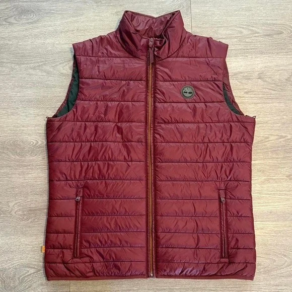 希少 90s Timberland Weathergear Down Vest Timberland Nylon Outer Shell Vests for Men for Sale | Shop New