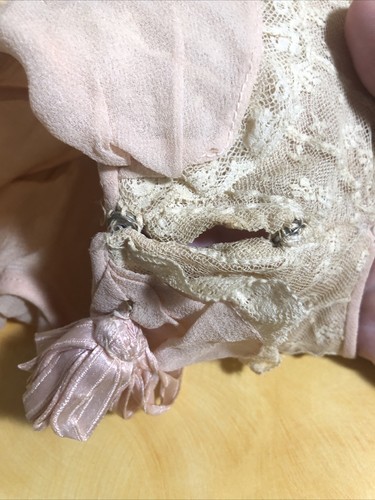 Antique Baby Toddler Lace Party Frock Dress Size 4 - Picture 4 of 9