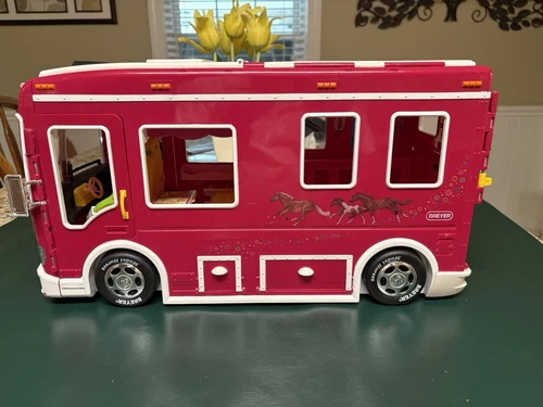 Breyer Horse Trailer Cruiser RV Van Trailer Motorhome Toy 2008 With 1 horse