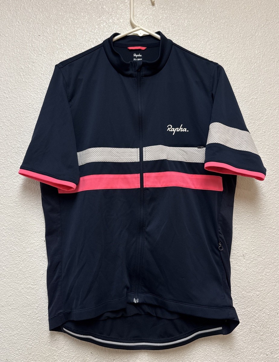 Rapha Brevet Lightweight Short-Sleeve Men's Jersey Navy
