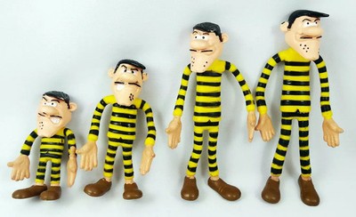 Lucky Luke - Flexible Figur Ceji - Die Daltons: Joe, William, Jack, Averell (