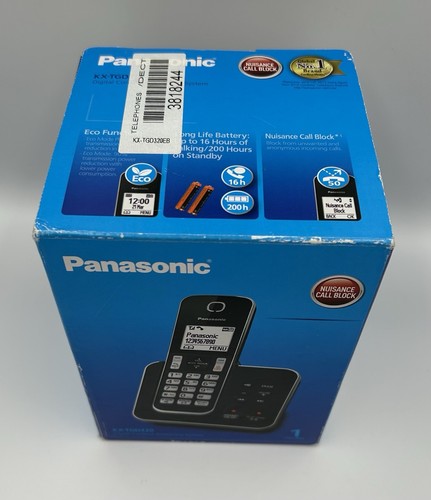Panasonic KX-TGD320 Bezprzewodowy telefon domowy Bloker połączeń Automatyczna sekretarka Czarny - Zdjęcie 17 z 19