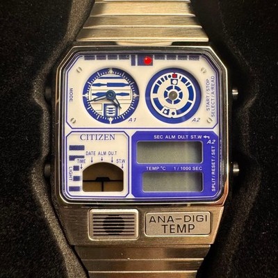 CITIZEN JG2117-51A Star Wars R2-D2 Ana-Digi Temp Limited 550 Watch 2021 Box