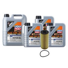 8L Liqui Moly Special Tec LL 5W-30 Mann Engine Oil Change Kit for C217 W222 4.7