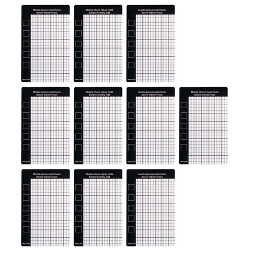 10 PCS Screw Storage Pad Magnetic Mat Memory Repair Pads for Small Screws - 第 8/12 張圖片