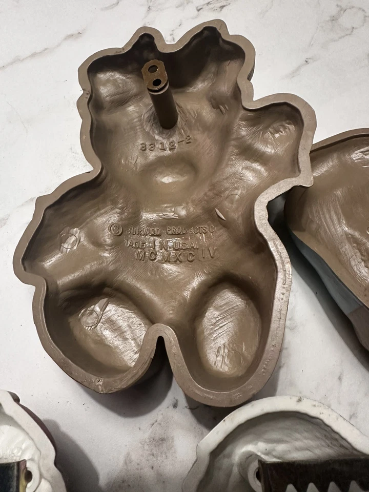 5 Burwood Teddy Bears Decor Set Baby Nursery Wall Hanging Lot Vintage 1994 - Image 4 of 4