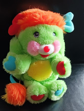 Popples Plüsch Grün Matt Plüschtier Kuscheltier 1985  Vintage Poples