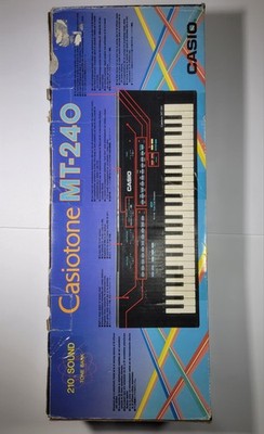 CASIO MT-240 キーボード Casio Casiotone Mt-240 49 Key Electronic Keyboard Synth 210 Sound