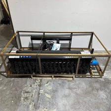 AGROTK Skid Steer Hydraulic 72" Rotary Angle Broom