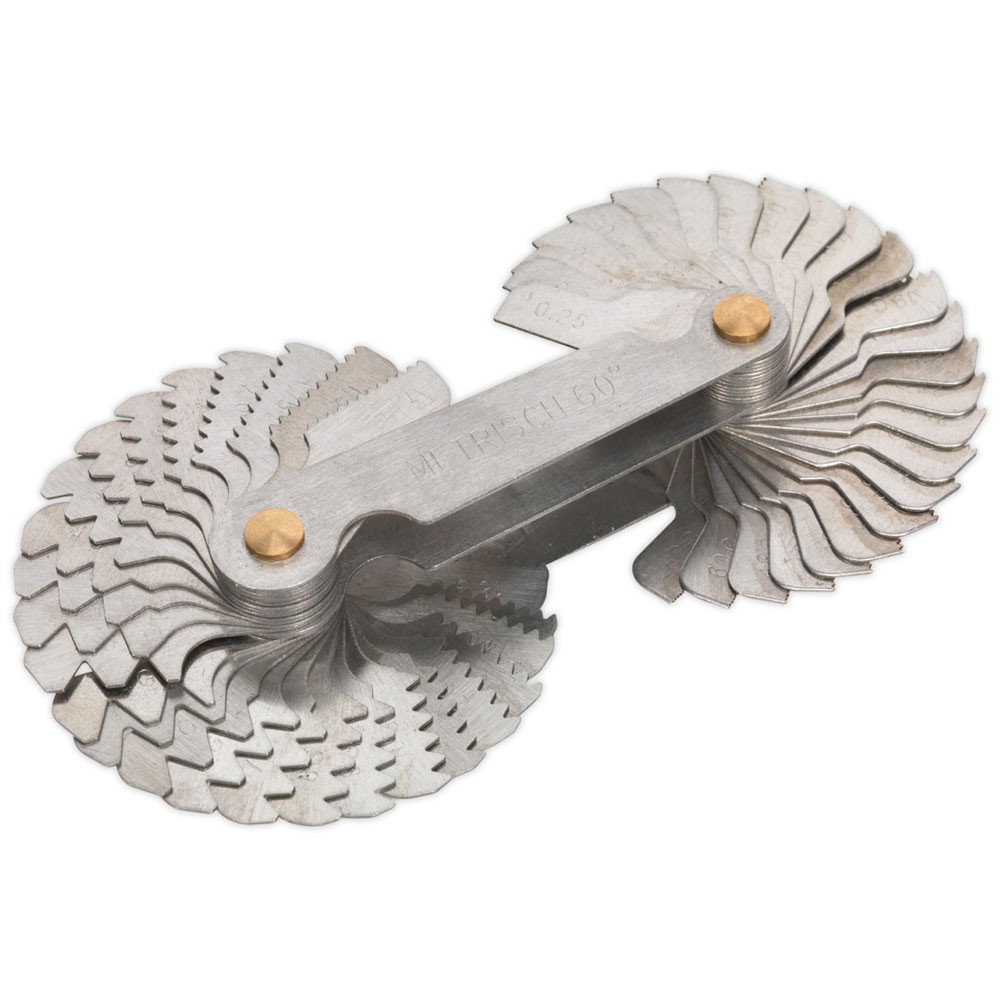 Sealey Screw Pitch Gauge Set 52pc BSW/Metric