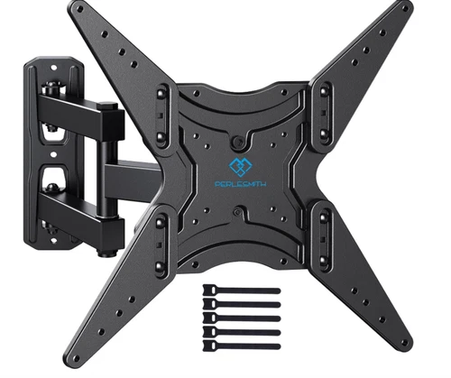  PERLESMITH TV Wall Bracket Swivel Tilt Extend, Universal Wall Mount for 26-60"