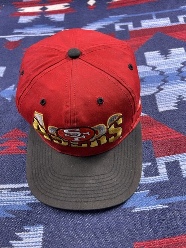 Vintage 90s San Francisco 49ers Hat Cap Snapback Earthquake Collision Shockwave - Picture 6 of 14