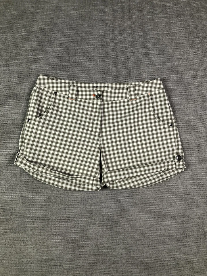 Pantalones Cortos de Golf Nike Para Mujer 12 Guinga Dri-FIT Deportivos Elastizados A Cuadros Foto 4 de 4