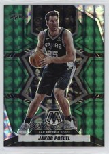 2021-22 Panini Mosaic Green Mosaic Prizm Jakob Poeltl #46 1fm1