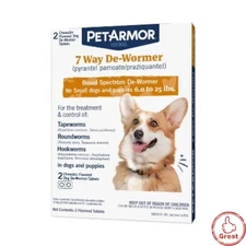 PetArmor 7-Way Deworm Dog Insect Treatment for Dogs