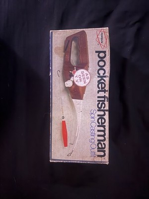 Vintage Popeil s Pocket Fisherman Spin Casting Outfit with Original Box; 1972