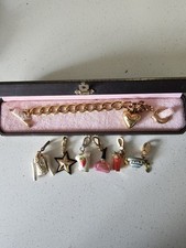 Juicy Couture Vintage Charm Bracelet With 6 Charms