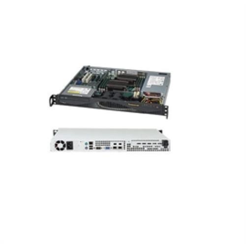 Supermicro CSE-512F-350B1 Computer Case - Rack-mountable - Black - 1U - 3 x Bay - Picture 1 of 1