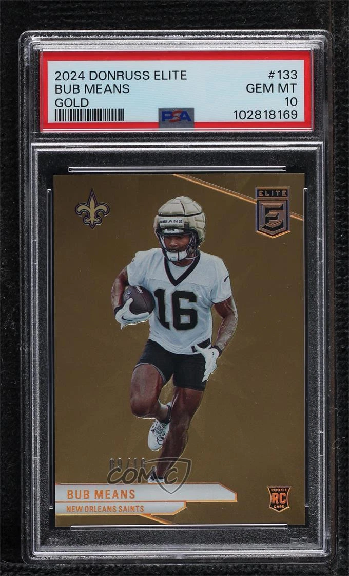 Bub Means Panini Donruss Elite #133 Gold